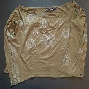 Y2K MISS SIXTY Scoop Neck Crop Top Size M